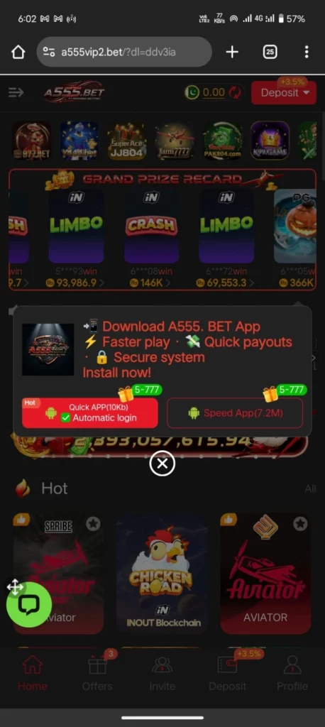 A555 Bet Game